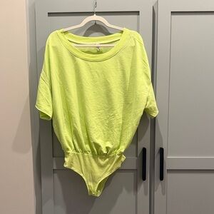 Lime Green Women's Bodysuit